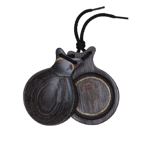 Grey-Grained Wood Castanets