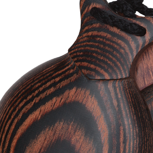 Professional Brown-Grained Wood Castanets Detail